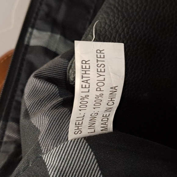 100% LEATHER Tote & Matching Satchel - Picture 11 of 11